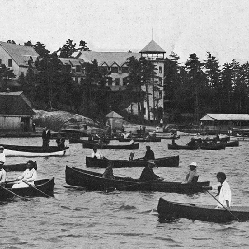 the ojibway club pointe au baril ontario history boats